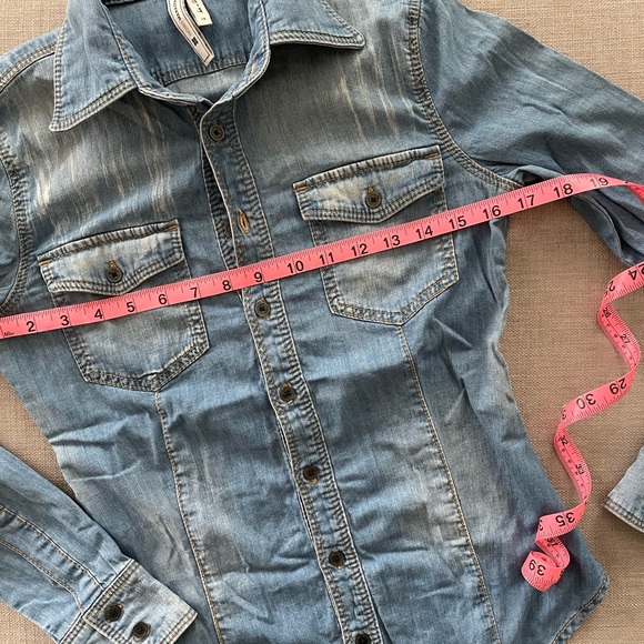 BCBG Jean shirt - Picture 6 of 6